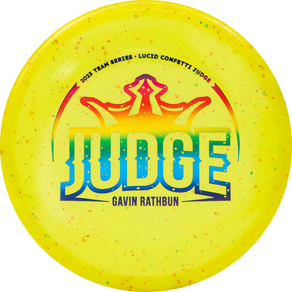 Dynamic Discs Lucid Confetti Judge Disc - Gavin Rathbun 2023 Team Series