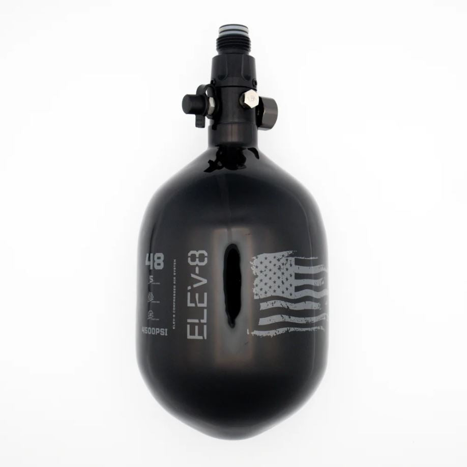 ELEV-8 Products Carbon Fiber HPA 48ci/4500psi Tank - Gloss