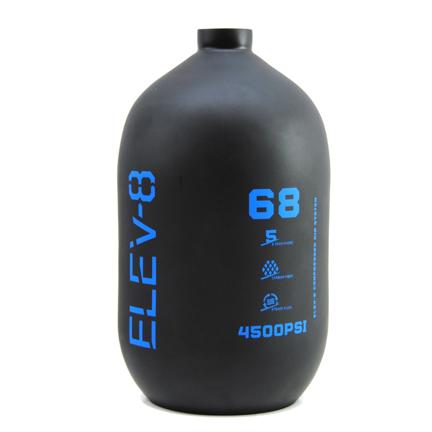 ELEV-8 Products Carbon Fiber HPA 68ci/4500psi Tank - Matte