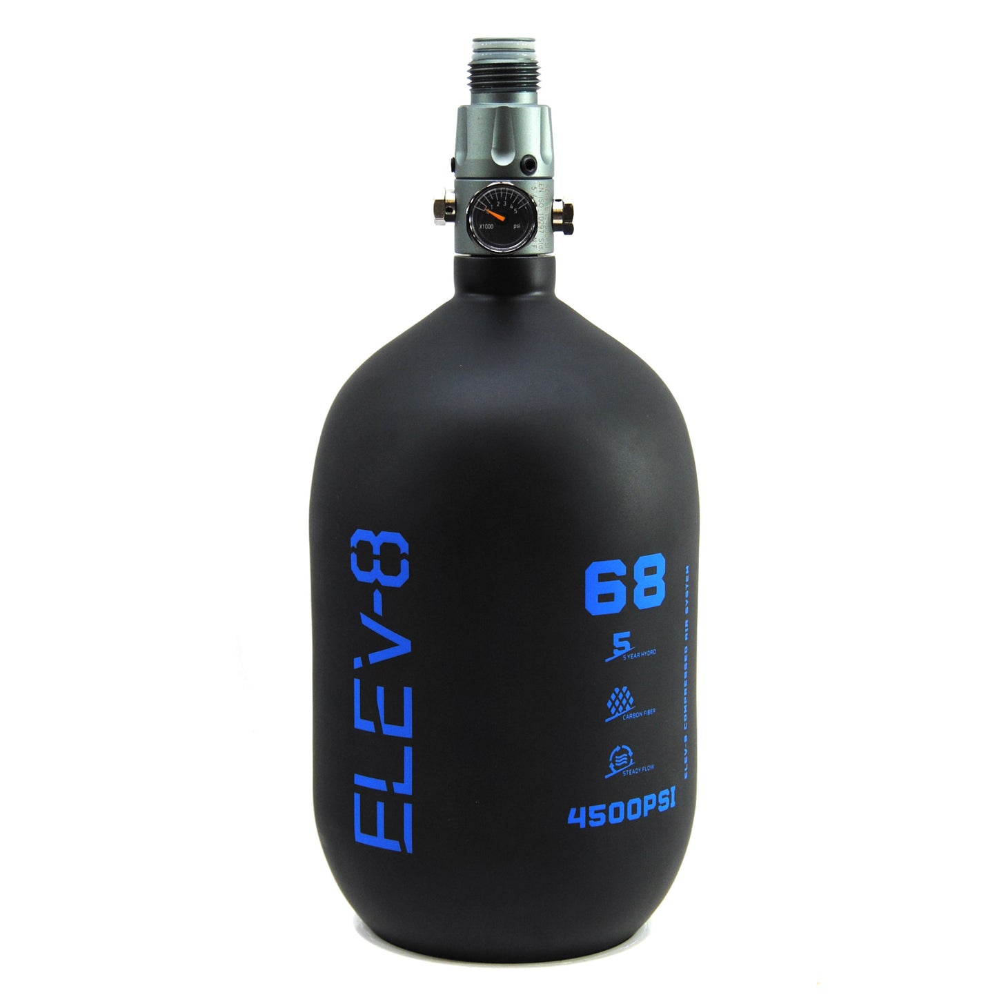 ELEV-8 Products Carbon Fiber HPA 68ci/4500psi Tank - Matte