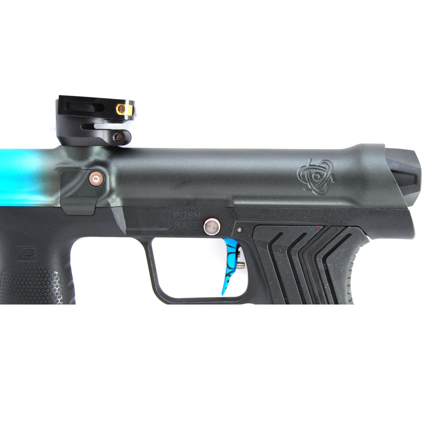Planet Eclipse EMEK w/ Inception Designs FLE Body Kit - Black/Teal Fade