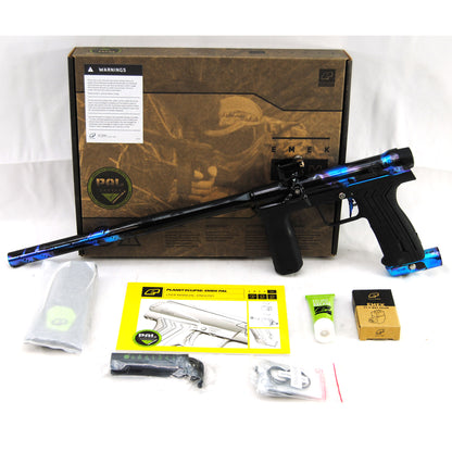 Used Planet Eclipse EMEK w/ Inception Designs FLE Body - Black w/ Teal/Purple Splash