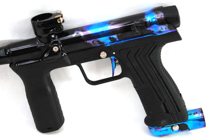 Used Planet Eclipse EMEK w/ Inception Designs FLE Body - Black w/ Teal/Purple Splash