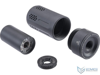 EMG Strike Industries Oppressor Universal Blast Shield w/ Built-In ACETECH Bifrost M RGB Rechargeable Tracer - Black