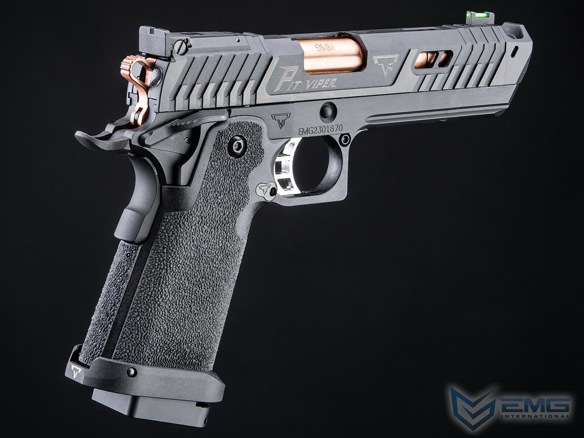 EMG TTI Licensed JW4 2011 Pit Viper Full Auto Select Fire Airsoft Training Pistol - Green Gas