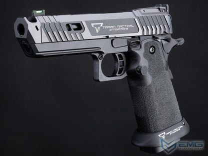 EMG TTI Licensed JW4 2011 Pit Viper Full Auto Select Fire Airsoft Training Pistol - Green Gas