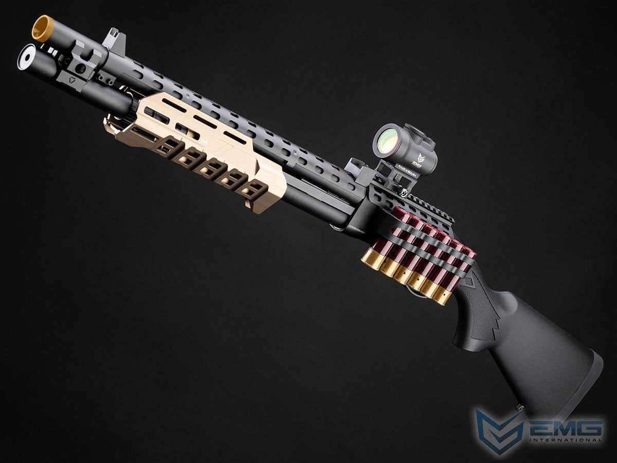 EMG Strike Industries Licensed M870 Gas Powered Pump Action Shotgun w/ M-LOK Handguard by Golden Eagle