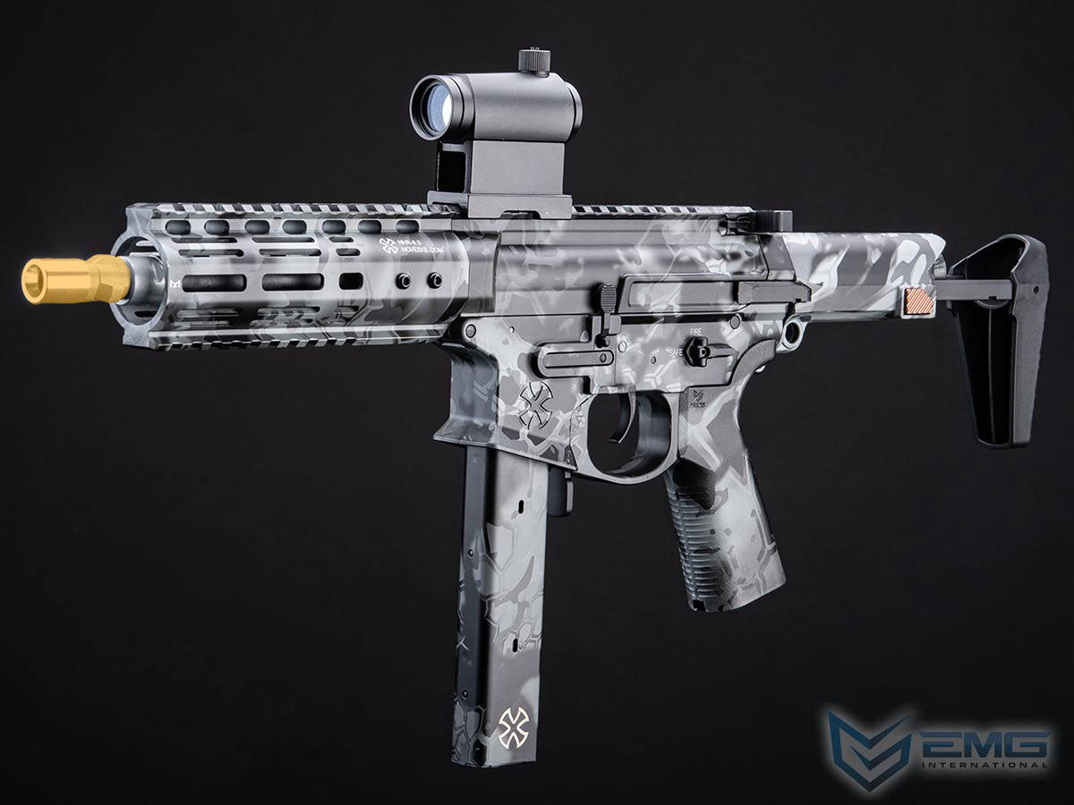 EMG Noveske Space Invader Gen4 Pistol Caliber Carbine Airsoft Training Weapon - Kryptek Obskura Grey - 8.5" Barrel