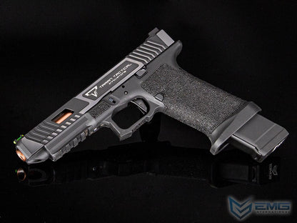 EMG Custom TTI JW2 Combat Master Slide + Ultimate GBB Frame Custom Airsoft Gas Blowback Pistol - Black
