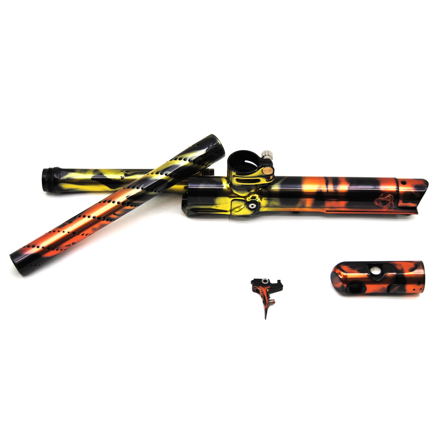 Inception Designs FLE Etha3 & Etha3M Body kit with Stella Barrel, Fang Trigger and EZ ASA - Gloss Finish, Splash Anodized