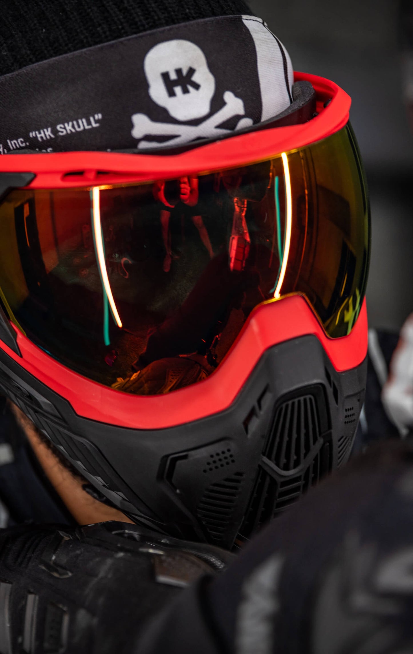 SLR Goggle - Flare (Red/Black) Scorch Lens