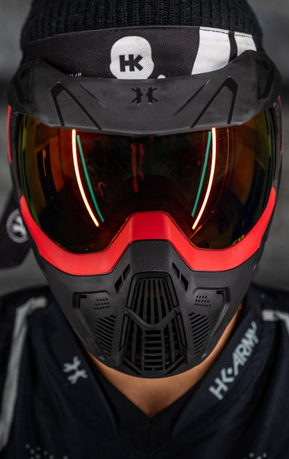 SLR Goggle - Flare (Red/Black) Scorch Lens