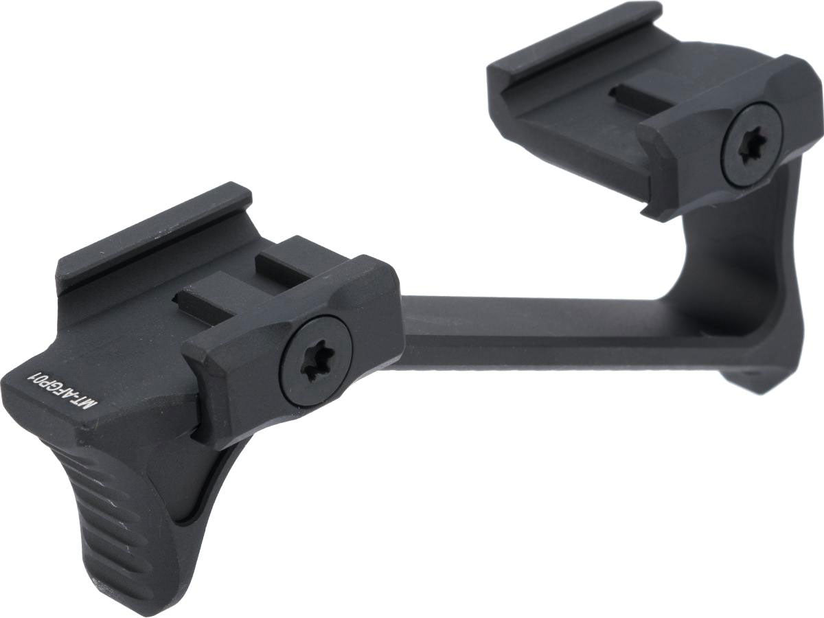 UTG CNC Aluminum Ultra Slim Angled Picatinny Foregrip - Matte Black