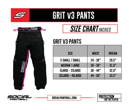 Social Paintball Grit V3 Cargo Pants - Stealth Black