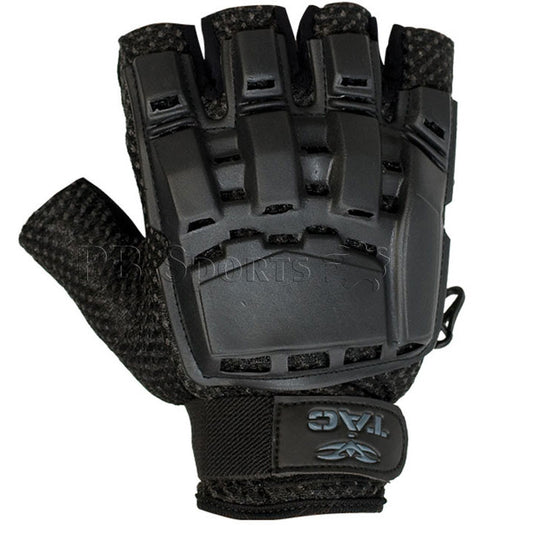 Valken V-Tac Half Finger Plastic Gloves - Black