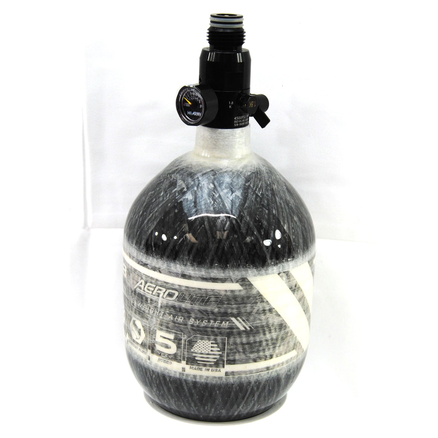 Used HK Army Compressed Air 48ci/4500psi Tank - Grey