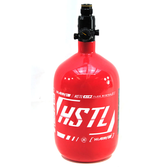 Used HK Army HSTL Compressed Air 68ci/4500psi Tank - Red/White