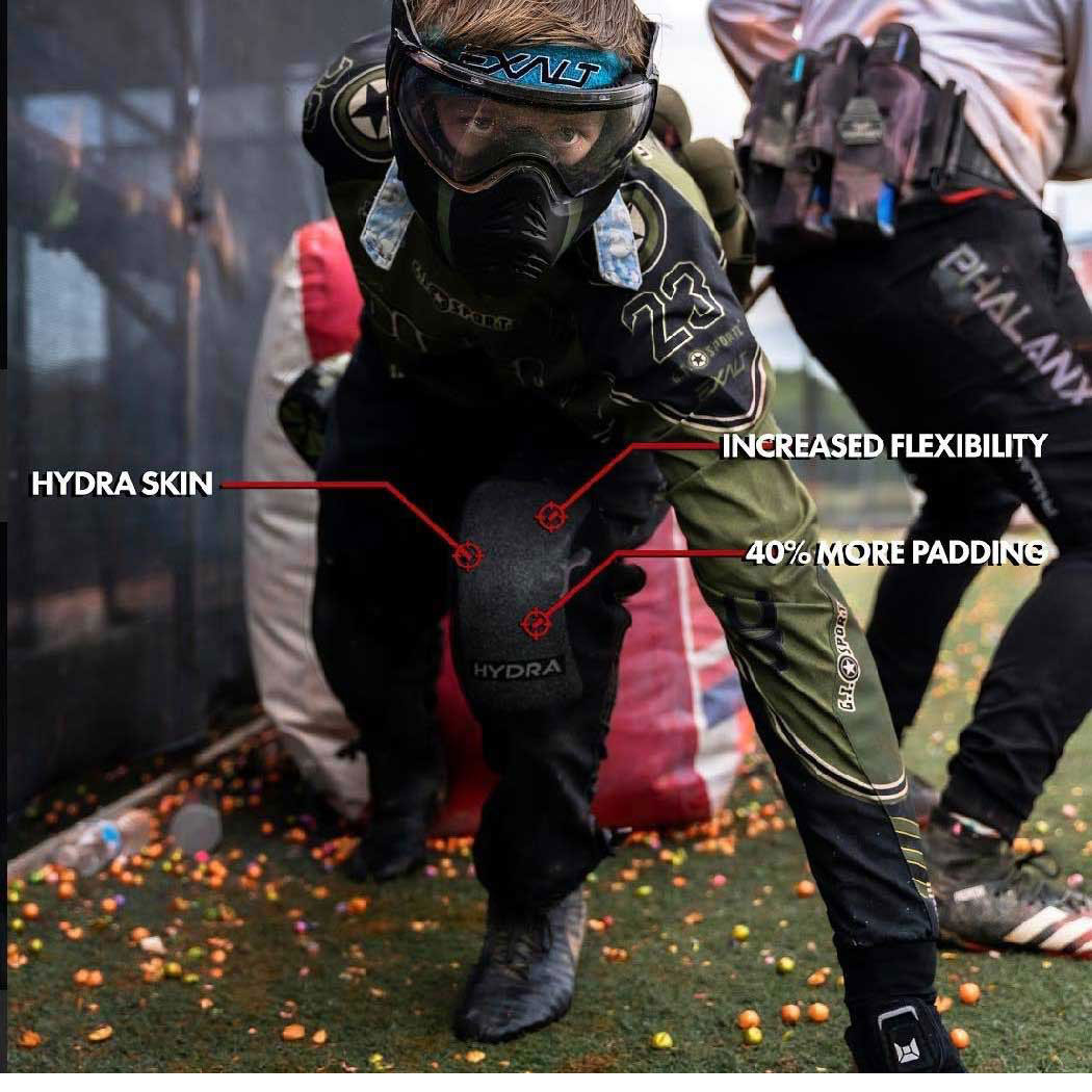 Hydra Black Knee Pads w/ Hydra Skin