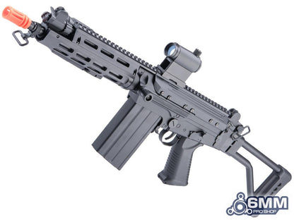 6mmProShop FAL Carbine Airsoft AEG w/ M-LOK Handguard - Shortly Barrel - Folding Stock