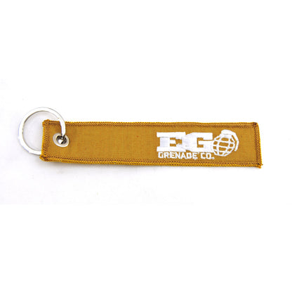 Enola Gaye Keychain "Remove Before Fight" - Yellow