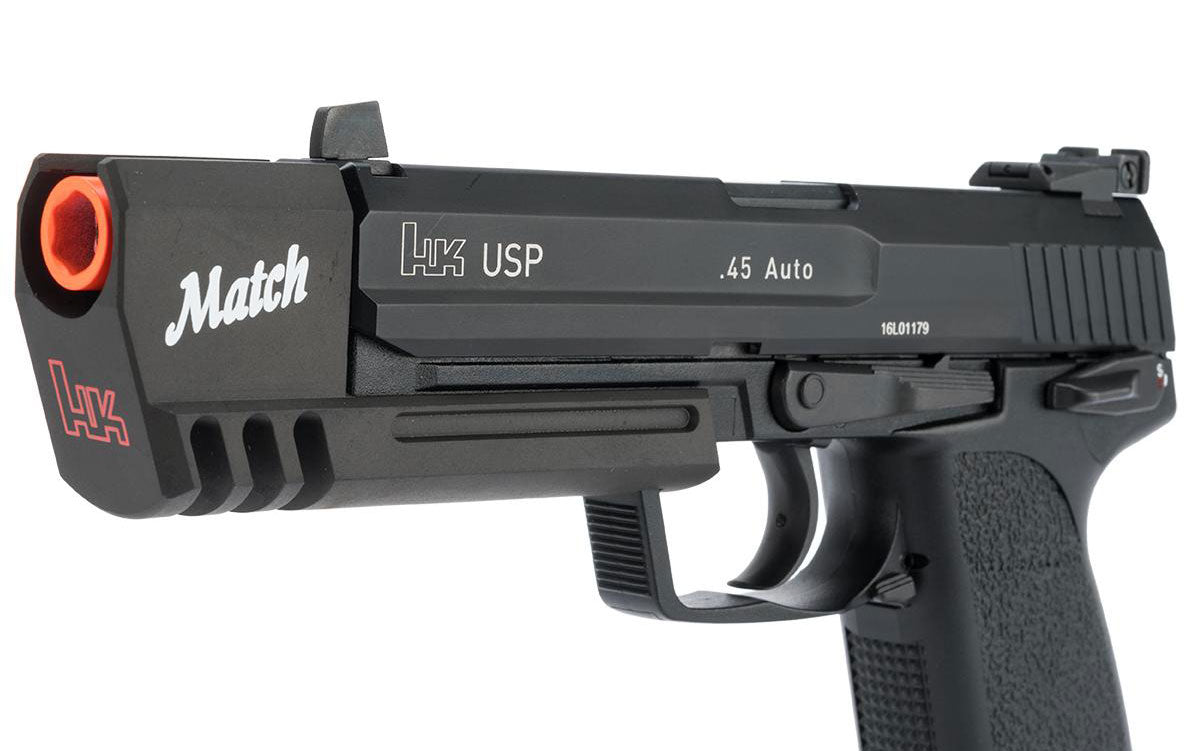 Heckler & Koch USP Match Gas Blowback Airsoft Pistol by KWA