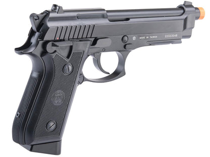 M9 PT92 Full Metal Semi / Full Auto Select Fire CO2 Gas Blowback Airsoft Pistol by KWC - Black