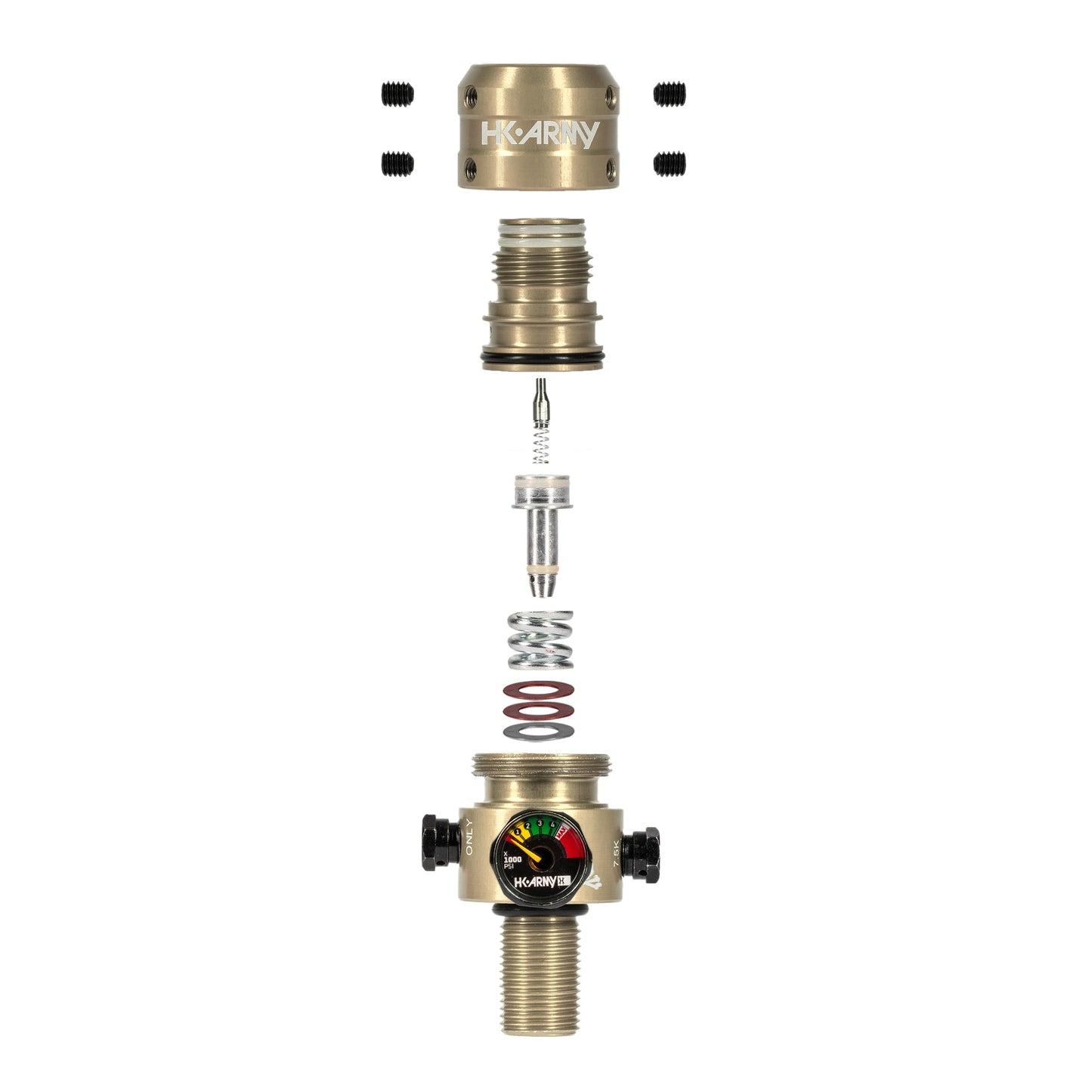 AeroLite Pro Regulator - Adjustable & Rotational - Gold