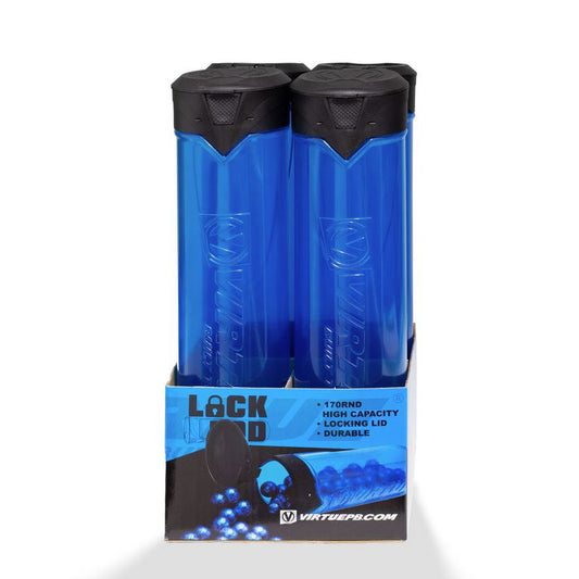 Virtue Lock Lid 170rd Pods V2 - 4 Pack Blue