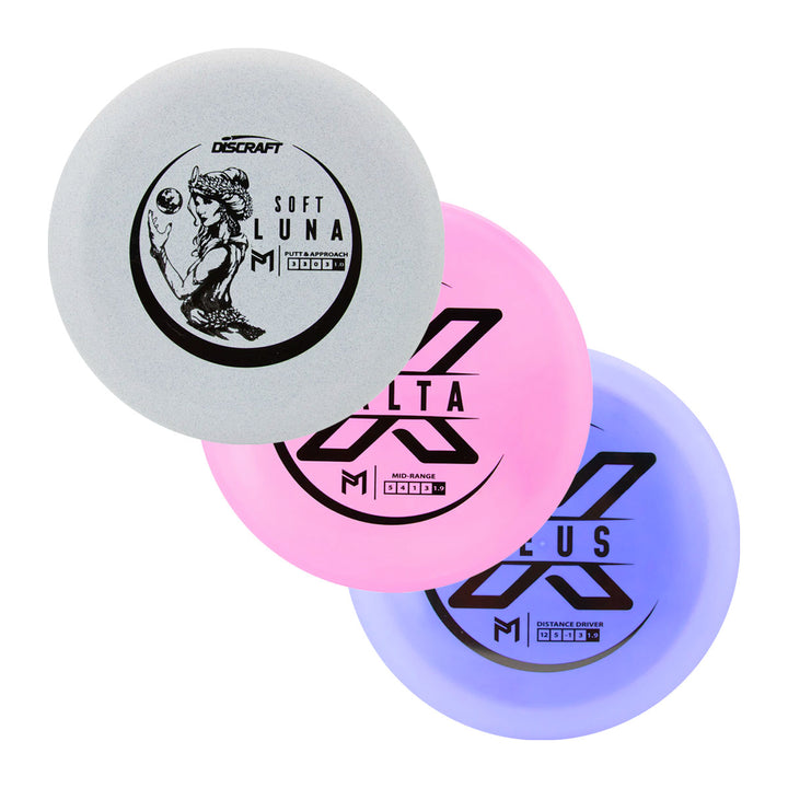 Discraft Paul McBeth Premium Disc Golf Set - 3 Pack