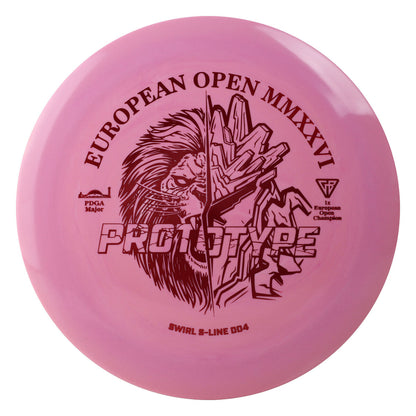Discmania Prototype Swirl S-Line DD4 Disc - European Open 2026 Stamp