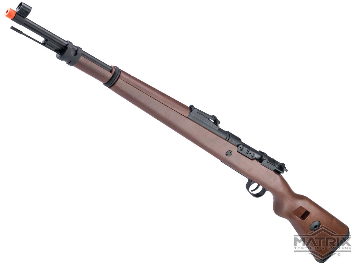 Matrix KAR 98K Bolt Action Spring Powered Airsoft Rifle by S&T with Faux Stock