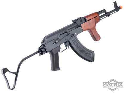 Matrix / S&T Stamped Steel AK Airsoft AEG AIMS-90 Rifle w/ G3 Electronic Trigger QD Spring Gearbox - Real Wood