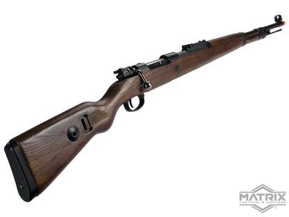 Matrix KAR 98K Bolt Action Spring Powered Airsoft Rifle by S&T with Real Wood Stock