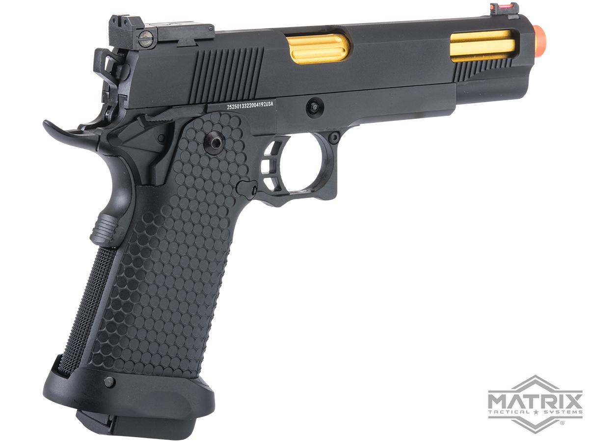 Matrix x Golden Eagle Full Metal OTS .45 Tactical Hi-CAPA Mod-7 Gas Blowback Airsoft Pistol w/ Carrying Case