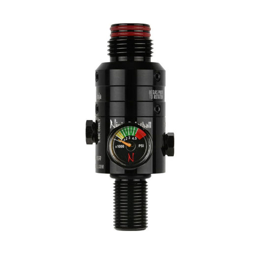 Ninja Paintball Pro V3 Adjustable Aluminum 4500psi Regulator - Blackout