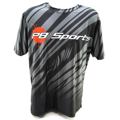 PB Sports Stretchy Soft T-Shirt - Skull Gunner Grey