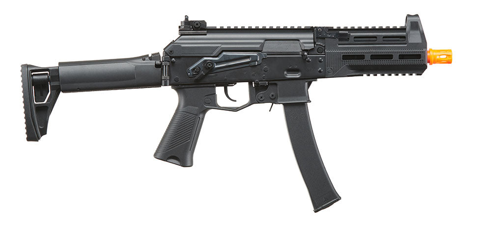 Lancer Tactical PP20 Airsoft SMG AEG Rifle (EBB) - (Full Metal/Black)
