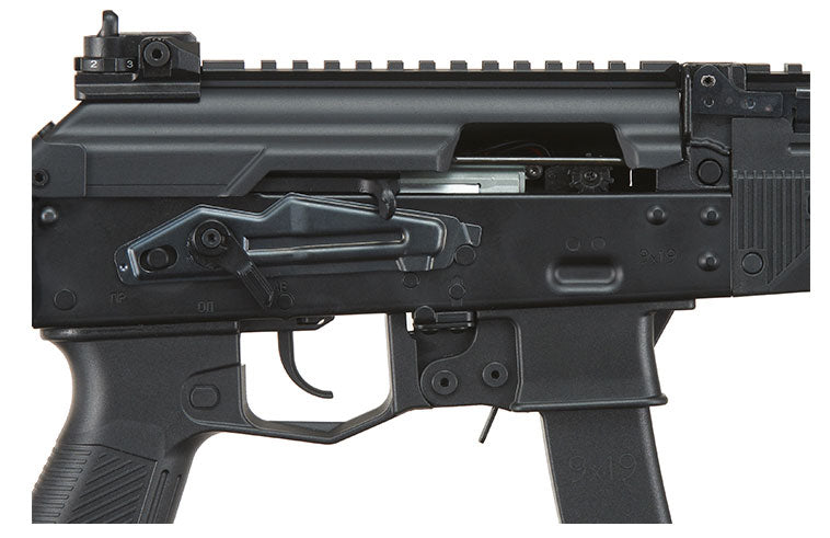 Lancer Tactical PP20 Airsoft SMG AEG Rifle (EBB) - (Full Metal/Black)