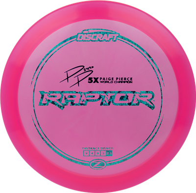 Discraft Paige Pierce Z Line Raptor Golf Disc