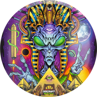 Discraft Brian Allen Supercolor Gallery Buzzz Golf Disc - Ancient Alien