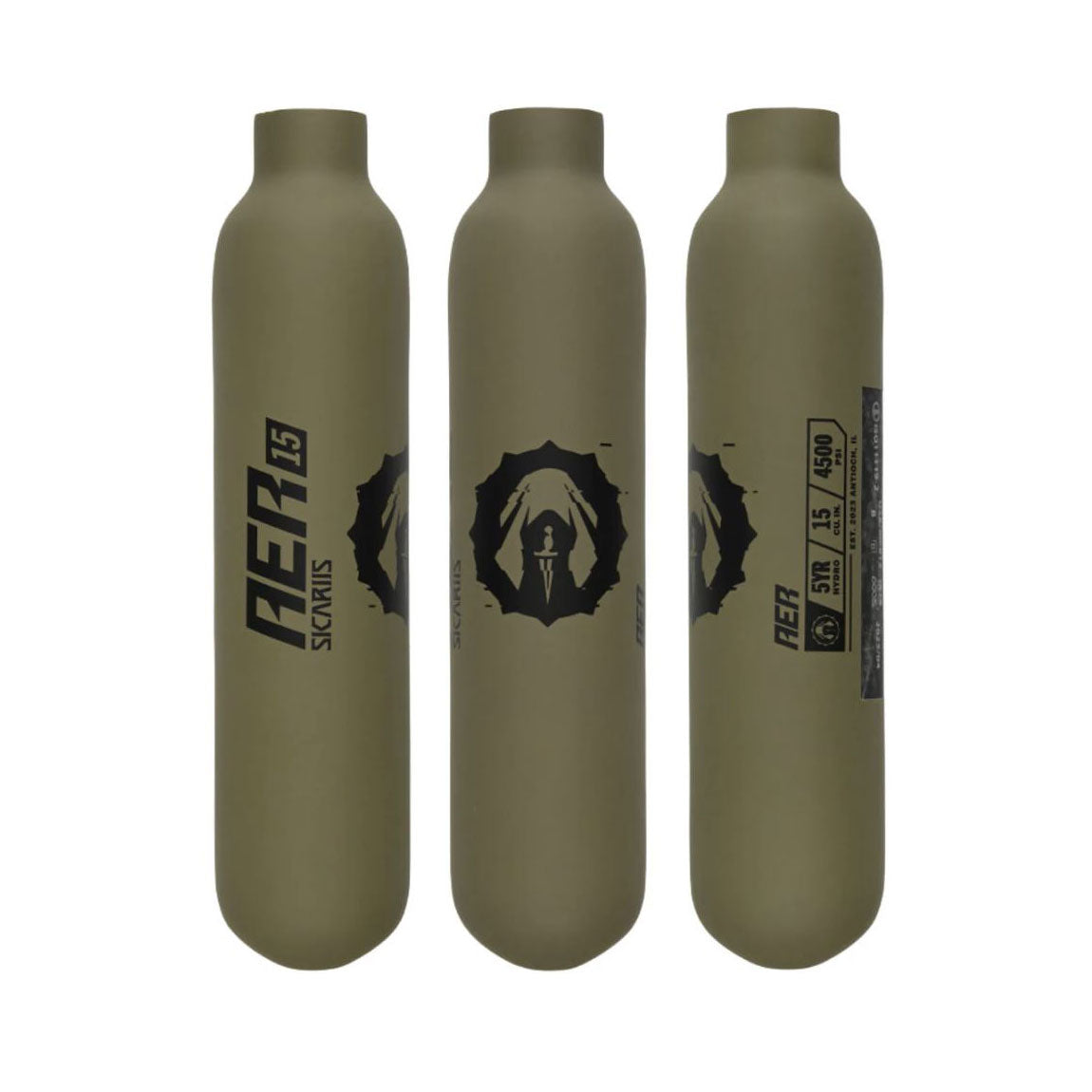 Renatus Group Sicariis AER 15ci/4500psi HPA Tank w/ FS Hero 2 Regulator