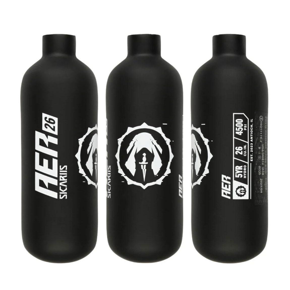 Renatus Group Sicariis AER 26ci/4500psi HPA Tank w/ FS Hero 2 Regulator