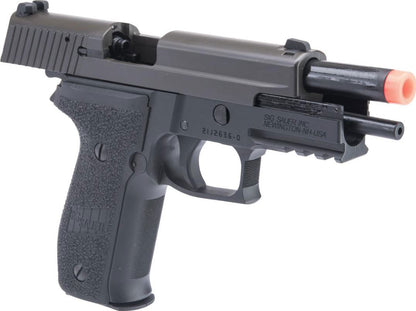 SIG Sauer ProForce P226 Mk25 Green Gas Blowback Airsoft Pistol - Black