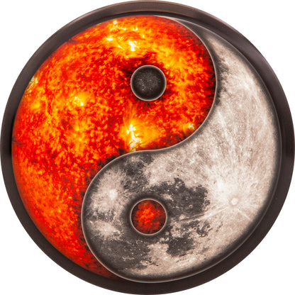Dynamic Discs Fuzion EMAC Truth DyeMax Sun and Moon Yin Yang Disc