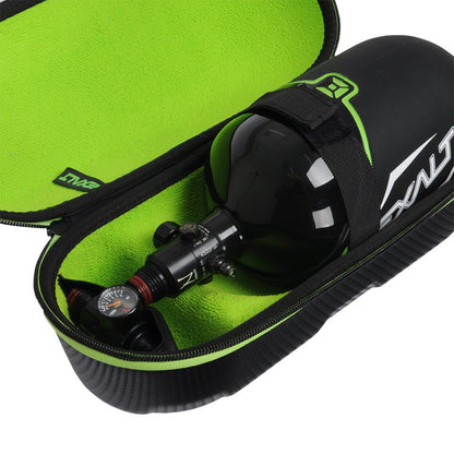 Exalt Carbon Tank Case - Black/Lime