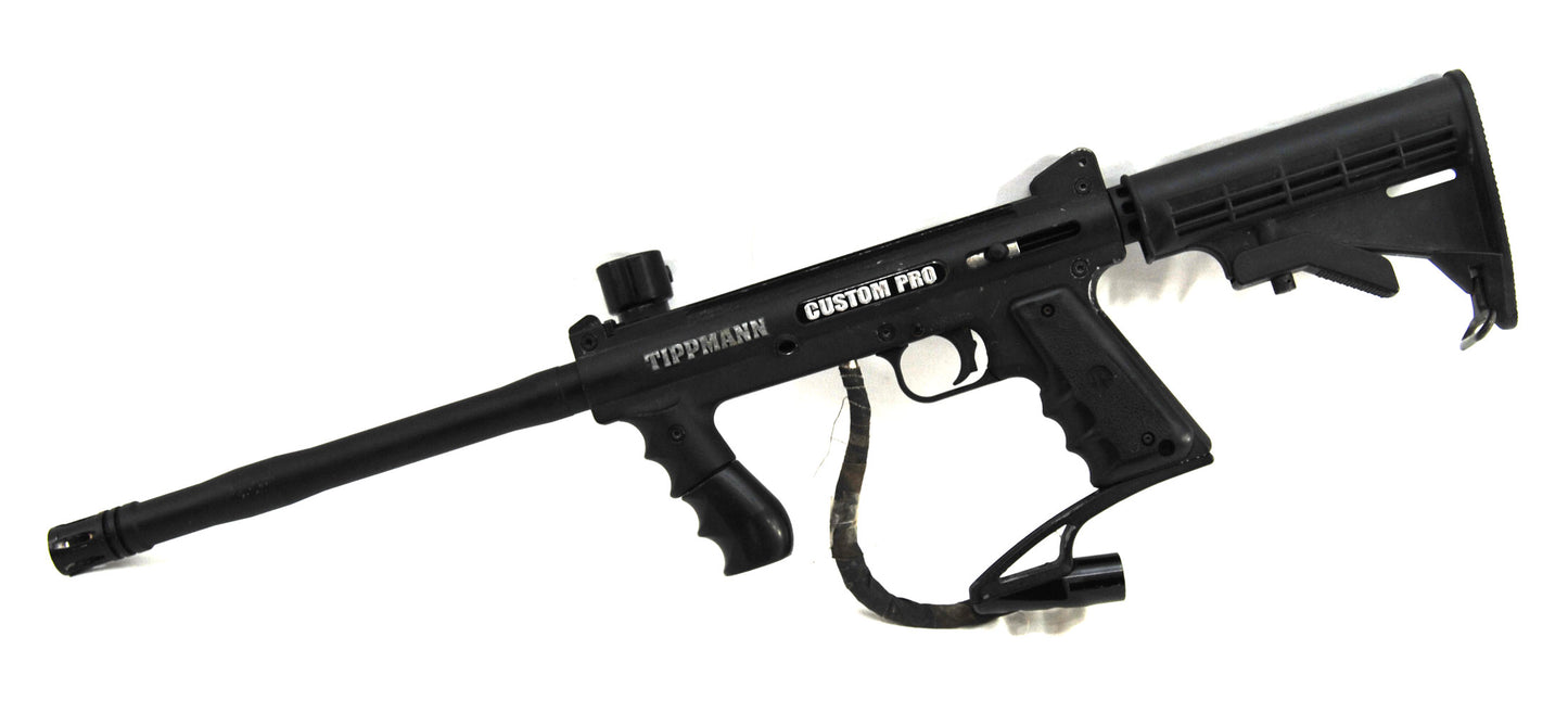 Used Tippmann 98 Custom Paintball Marker w/ Stock and Drop Forward