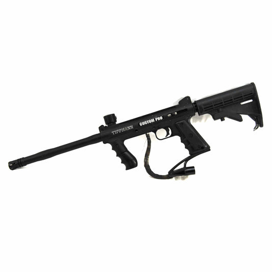 Used Tippmann 98 Custom Paintball Marker w/ Stock and Drop Forward