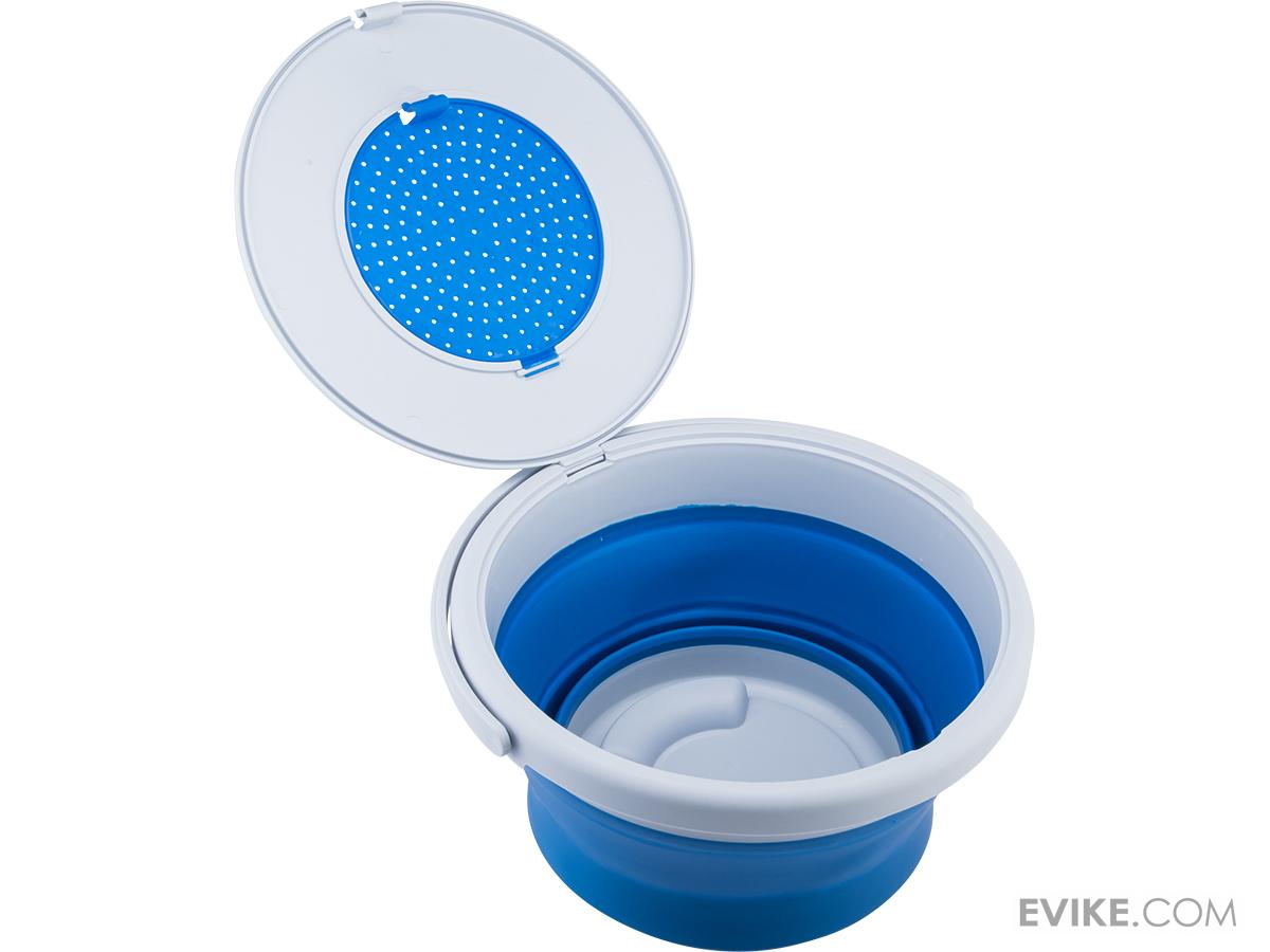Gel Battle Blaster Folding Bucket - Blue