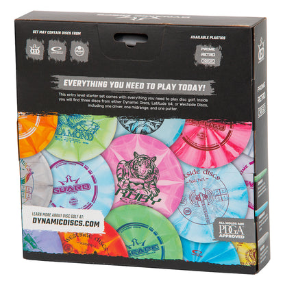 Trilogy Assorted Prime Retro Origio Burst 3 Disc Starter Golf Set