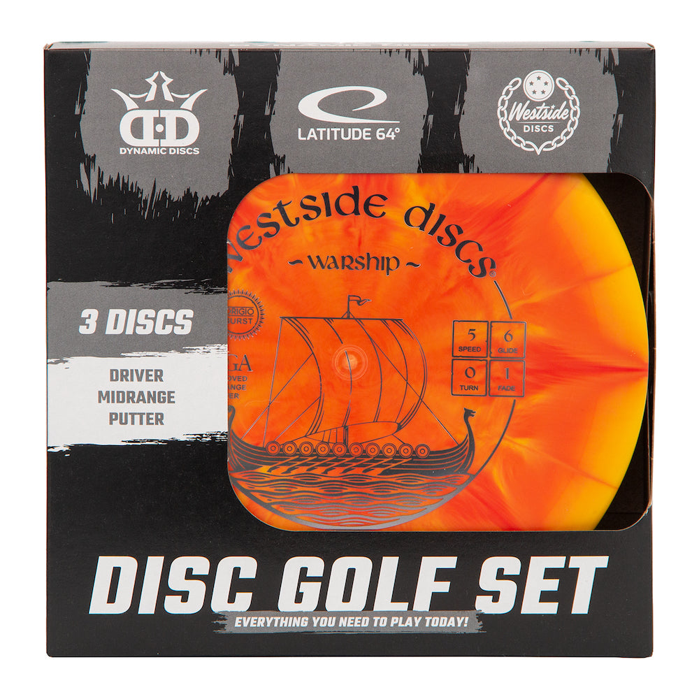 Trilogy Assorted Prime Retro Origio Burst 3 Disc Starter Golf Set